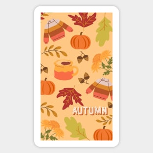 Serenade of Autumn: A Whimsical Artistic Tale Sticker